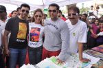 Salman Khan was seen at Rouble Nagi art camp